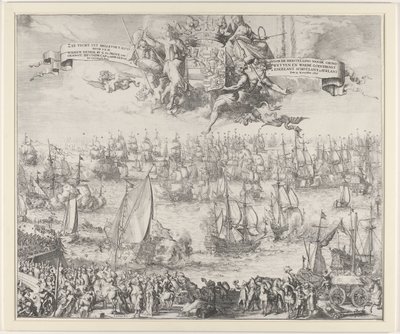 Viaggio di Guglielmo III in Inghilterra, 1688 da Romeyn de Hooghe (attributed to workshop of)