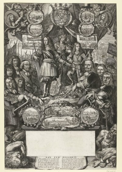 Allegoria delle vittorie di Guglielmo III nel 1673 da Romeyn de Hooghe