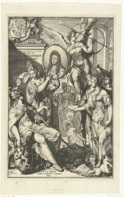 Frontespizio allegorico con ritratto di Guglielmo III da Romeyn de Hooghe
