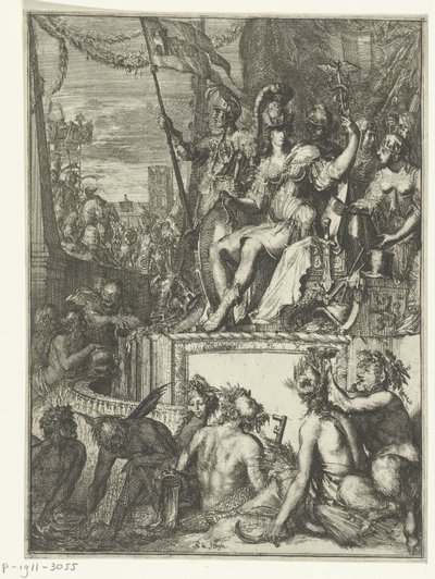 Rappresentazione allegorica del commercio (marittimo) da Romeyn de Hooghe