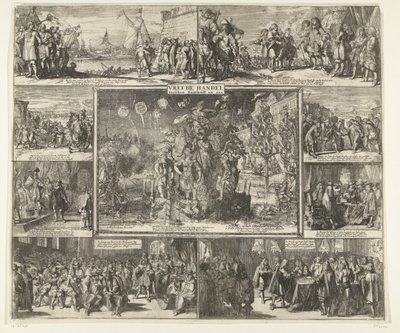 La pace di Westminster, 1674 da Romeyn de Hooghe