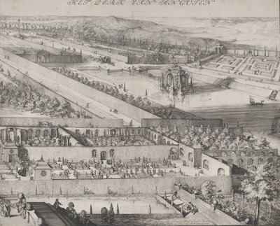 Dettaglio del Parco di Enghien (dettaglio) da Romeyn de Hooghe
