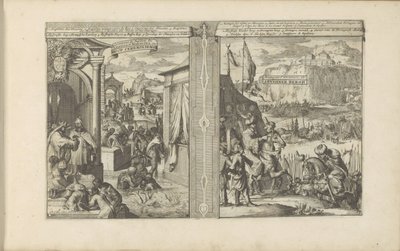 Cerimonie di battesimo; Montagna di Abissinia (Le Indie Orientali e Occidentali e altri luoghi) da Romeyn de Hooghe