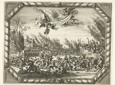 Crudeltà francesi a Bodegraven e Zwammerdam, 1672 da Romeyn de Hooghe