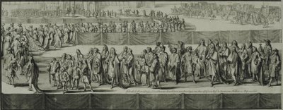 Processione funebre della regina Maria II, 1695 da Romeyn de Hooghe