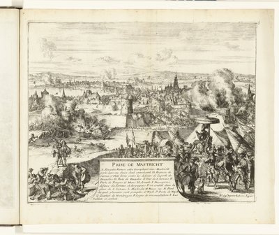 Presa di Maastricht dal duca di Parma, 1579 da Romeyn de Hooghe