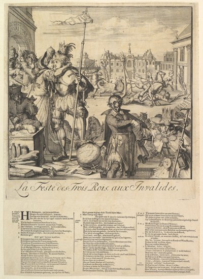 Le Feste dei Tre Re da Romeyn de Hooghe