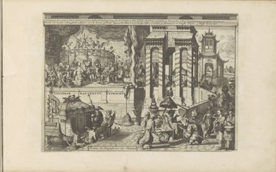 Cerimonia di accoglienza presso i cinesi da Romeyn de Hooghe