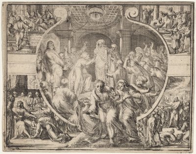 Resurrezione di Lazzaro con scene della vita di Cristo da Romeyn de Hooghe