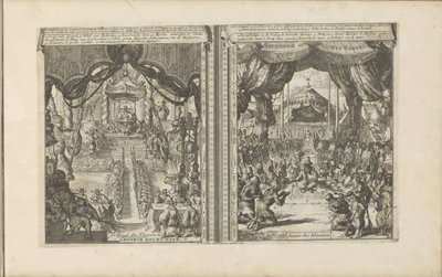 Tribunale in Cina e Abissinia da Romeyn de Hooghe