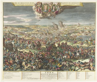 Battaglia di Höchstädt, 1704 da Romeyn de Hooghe