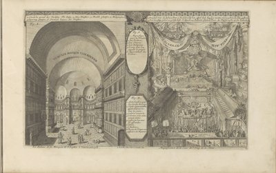 Moschea turca a Costantinopoli; Corte imperiale in Cina da Romeyn de Hooghe
