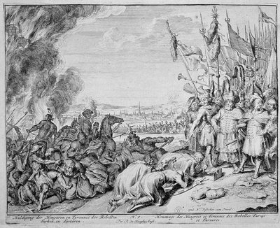 Ciclo di stampe di Vienna, Omaggio degli ungheresi, 1683 da Romeyn de Hooghe