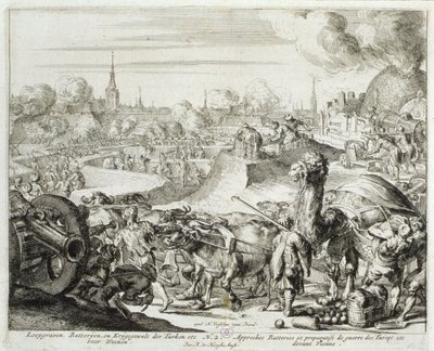Ciclo di stampe di Vienna, Posizione turca a Vienna, 1683 da Romeyn de Hooghe
