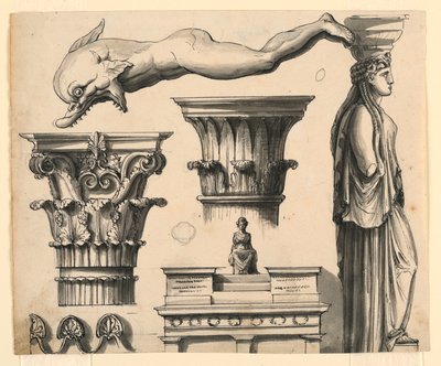 Dettagli architettonici classici e pseudo-classici da Romolo Achille Liverani