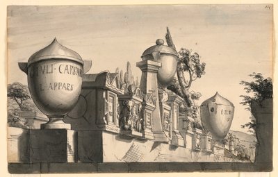 Scenografia, Tombe Romane Antiche da Romolo Achille Liverani