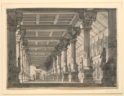 Scenografia, Sala in un Palazzo Babilonese per l