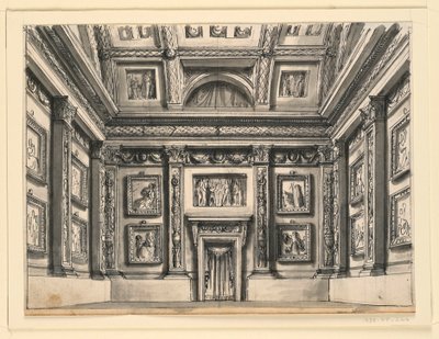 Scenografia, Interno del palazzo da Romolo Achille Liverani