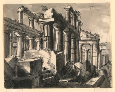 Scenografia, Rovine del Tempio da Romolo Achille Liverani