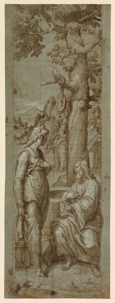 Cristo e la donna di Samaria da Romulo Cincinnato