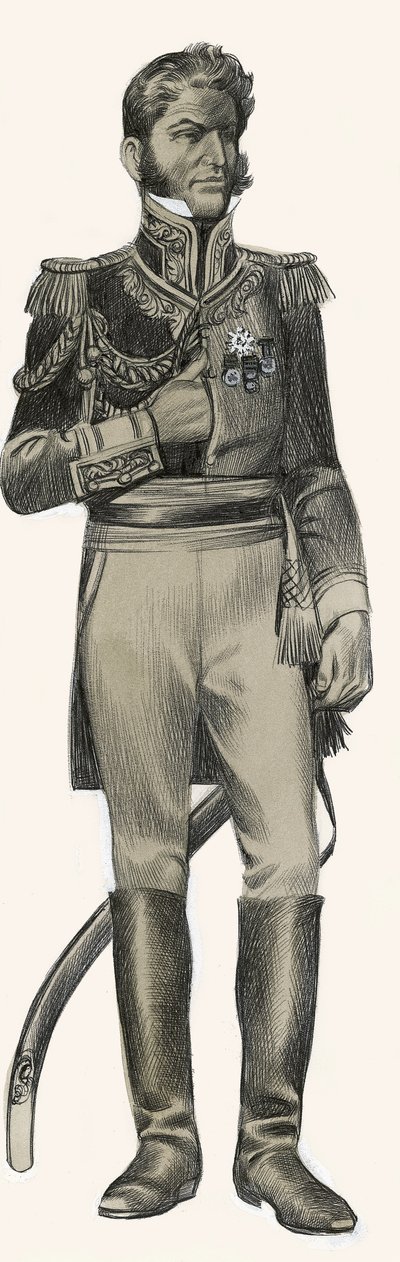 Antonio Lopez de Santa Anna da Ron Embleton