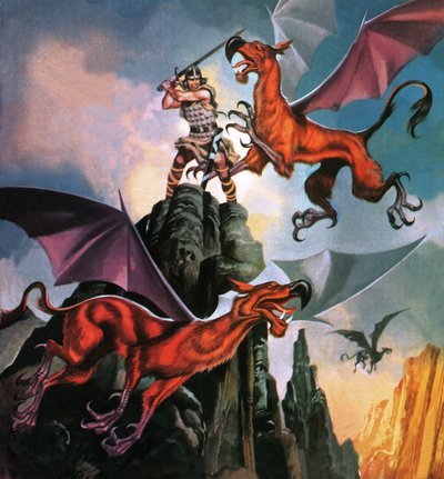 Hagen e i Grifoni da Ron Embleton