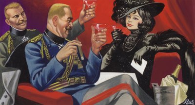 Mata Hari con un amico dell