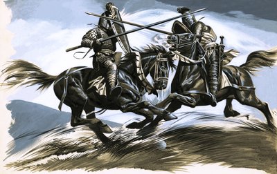 Roland e Oliver, gli amici guerrieri da Ron Embleton