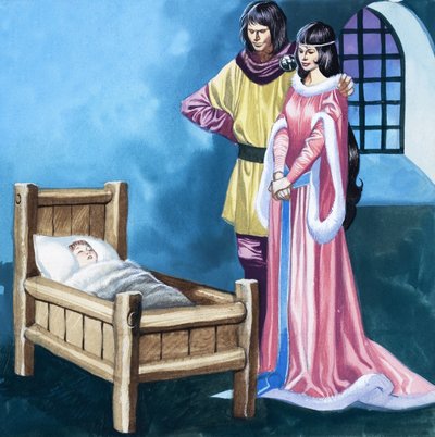 La leggenda di Gudrun: Hagen uccide il grifone da Ron Embleton