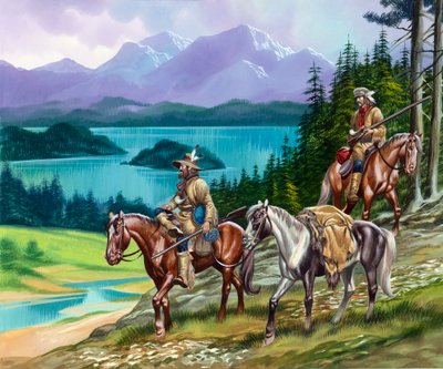 I trapper nel selvaggio West da Ron Embleton