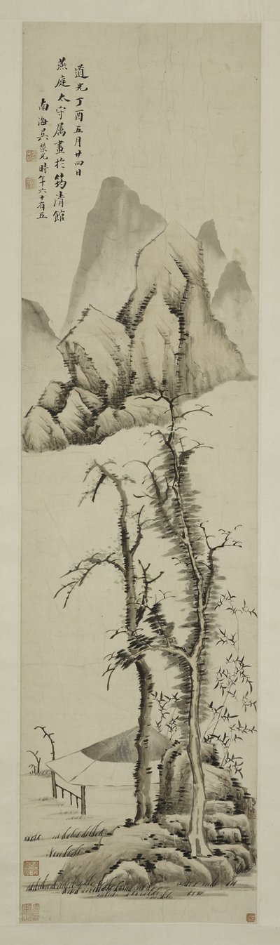 Paesaggio dopo Ni Can da Rongguang Wu