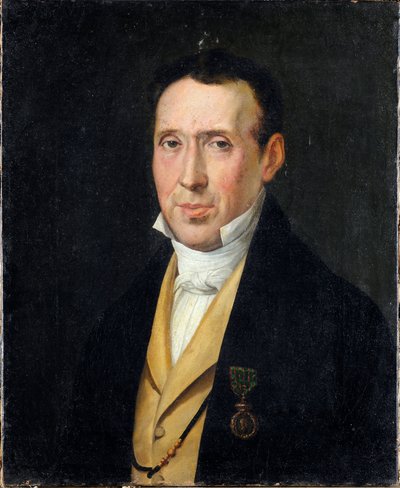 Ritratto di Andrea de Marchi da Recco. Dipinto di Rosa Carrea Bacigalupo (1794-1854). Genova, Galleria d