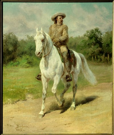 Ritratto di William Frederic Cody (1846-1917), noto come Buffalo Bill, soldato americano, avventuriero e attore cavallerizzo da Rosa Bonheur