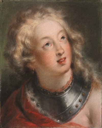 Testa di una donna, prima metà del XVIII secolo da Rosalba Giovanna Carriera