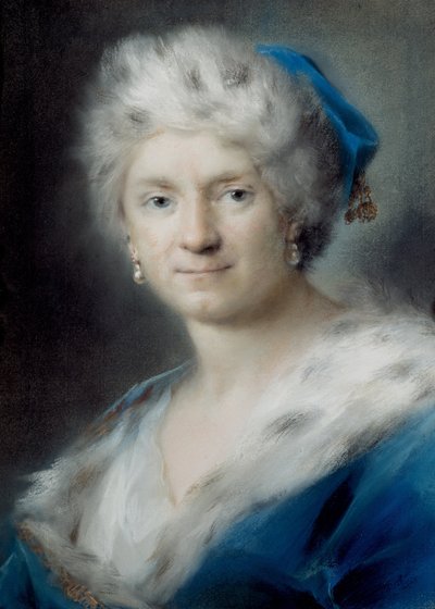 Autoritratto come inverno, 1731 da Rosalba Giovanna Carriera