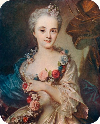 Ritratto di una signora Marchesa de Pompadour, XVIII secolo, 1906 da Rosalba Zuanna Carriera