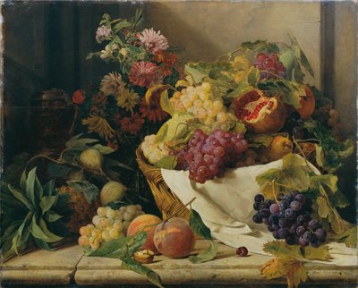 Natura morta con frutta e fiori da Rosalia Amon