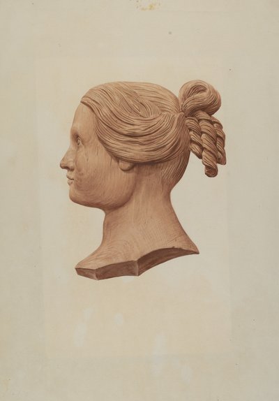 Silhouette Intagliata di una Donna da Rosamond P. Gray