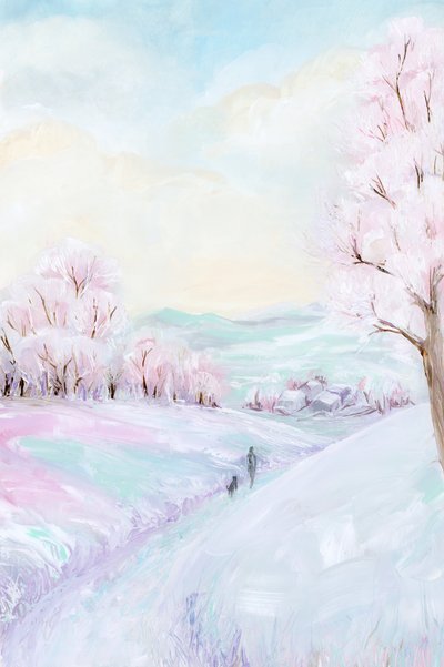 Una passeggiata da sogno tra i fiori invernali da Rosana Laiz Blursbyai