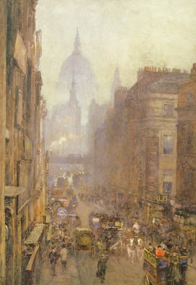 Fleet Street, 1892 da Rose Maynard Barton