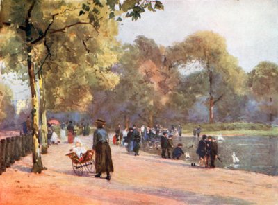 Barche a vela sul Serpentine da Rose Maynard Barton