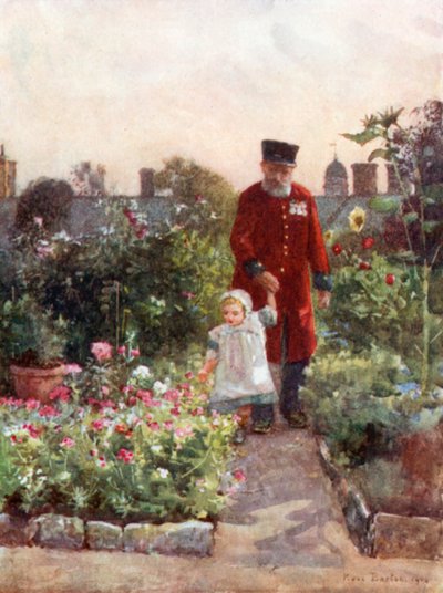 Il giardino dei pensionati, Royal Hospital, Chelsea da Rose Maynard Barton