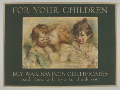 Per i vostri bambini. Acquistate certificati di risparmio di guerra e vi ringrazieranno da Rosina Mantovari (after) Gutti