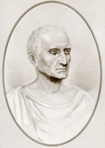 Gaio Giulio Cesare, da Living Biographies of Famous Rulers da Ross Gordon