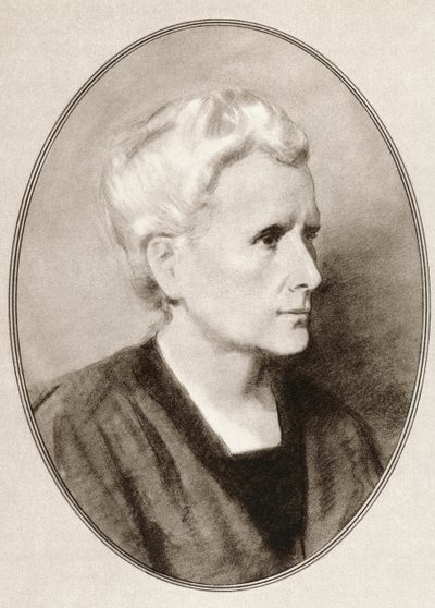 Marie Sklodowska Curie, da Living Biographies of Great Scientists da Ross Gordon