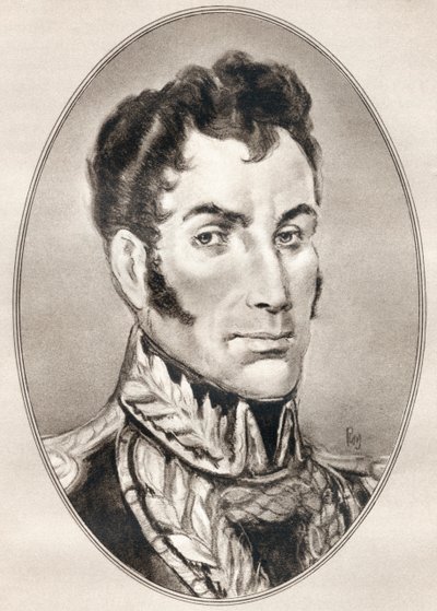 Simon Jose Antonio de la Santusima Trinidad Bolivar Palacios Ponte y Blanco, da Biografie Viventi di Uomini Famosi da Ross Gordon