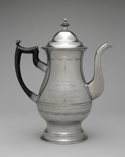 Caffettiera o teiera da Roswell (attr.to) Gleason