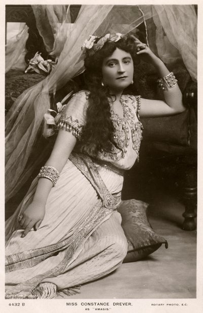 Constance Drever, attrice britannica, c1907 da Rotary Photo