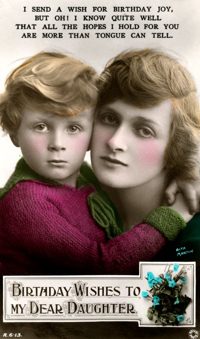 Gladys Cooper 1888-1971, attrice inglese, inizio XX secolo da Rotary Photo