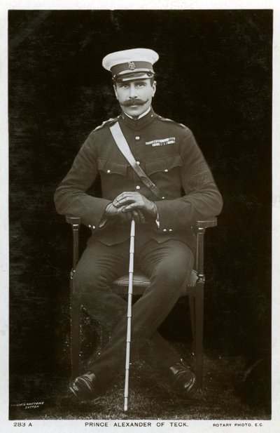 Principe Alessandro di Teck, c1900s da Rotary Photo